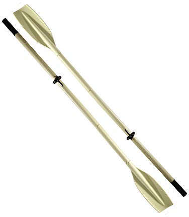 Oceansouth Heavy Duty Aluminium Oars with 12mm Oar Locks (Aluminium Oars 2 Piece with 12mm Oar Lock - 2.30M) paddel Stand up Paddle sup doppelpaddel kajak Paddles Schwimmen finne schlauchboot Hydro