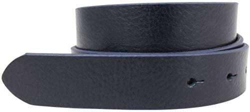 BELTINGER Wechselgürtel aus Vollrindleder ohne Schnalle 3 cm | Druckknopf-Gürtel für Damen Herren 30mm | Leder-Gürtel