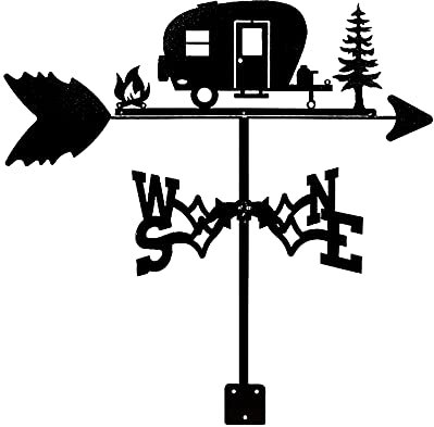 JESSAH Wetterfahne Kuh und Lamm Angler Haustier Hund Silhouette Wetterfahne Wetterfahne Kunst Dekor Edelstahl Langlebige Messwerkzeuge Wetterhahn Richtungsanzeige für Dachmontage
