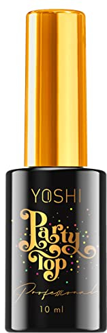 Yoshi Top Coat 10 ml - Top Coat ohne Schwitzschicht - Top Coat UV für Gel und Hybrid Manicure - Professionell UV Top Coat - Nagellack UV Lack Top Coat - Dry Top Coat Gel UV