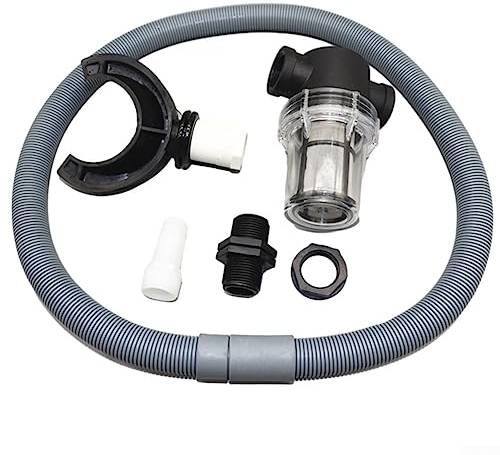 Floplast Regenwasser-Umsteller-Set Regenfänger Speedy Regenwassersammler mit 100 cm Flexschlauch und Fallrohrfilter-Regensammler-Set