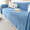 YWQJL Sofaüberwurf Decke Ecksofa L Form Samt rutschfest Wasserdicht XXL Decke Für Sofa Zum Abdecken Grau Decke Sofa Sofa Decke Überwurf Sofa Überwurfdecke Sofadecke,blue-180x260CM
