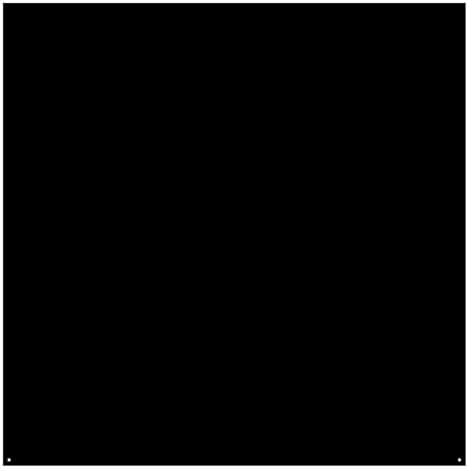 LE MARQUIER – Placa de suelo cuadrada negra L75 H75