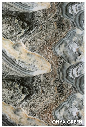 tocdesign | Wandpaneel als Alternative zur Fliese, Musterpaneel 30cm x 20cm | Onyx Green