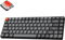 Keychron K3 Max QMK/VIA Kabellose Mechanische Tastatur, 75% Layout programmierbar, Weiße LED, Gateron Red Switch, Aluminium-Rahmen Bluetooth/USB-C Gaming-Tastatur für Mac Windows Linux