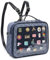RAINBOW SMILE Ita Rucksack Crossbody Bag - Kawaii Pin Display Denim PU Messenger Umhängetasche, 35-Dunkelblau/Schwarz