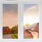 Fensterfolie von innen Durchsichtig von aussen Blickdicht,Sonnenschutzfolie Fenster innen UV-Schutz Reflektierende,Spiegelfolie Selbstklebend für Büros und Wohnungen (Tee Silber, 75 x 200cm)
