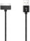 RULGOI 100cm langes 30-poliges Kabel, kompatibel mit iPhone 4s/4, iPhone 3G/3GS, iPad 1 2 3 und iPod, USB-Lade- und Synchronisierungskabel – Schwarz