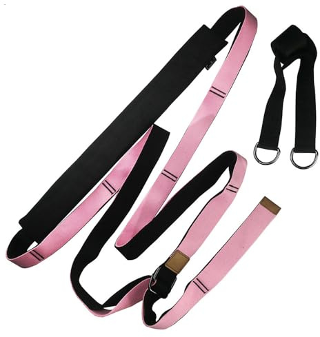 POFET Beinstrecker Gurt, Rückenbeugung Trainingsgürtel, Flexibilität Trainer Stretching Equipment Assist Stretch Gurt für Fitness Gymnastik Tanz Aerial Yoga Ballett