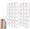 DBAILY Schalhalter Aufhänger 2 PCS Schalhalter mit 28 Löchern 360 Grad Schalhalter Gürtelhalter Organizer Gürtelhalter Gürtelbügel Haken Mehrzweck Kleiderbügel für Tücher, Krawatten, Schals, Gürtel