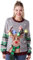 JOYIN Damen-Weihnachtspullover mit LED-Beleuchtung, hässlicher Rentier-Weihnachtspullover, integrierte Glühbirnen, hässlicher Weihnachtspullover (Grau, X-Large)