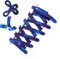 Shecret Elastische Schnürsenkel, Magnetische Stretch Schnürsenkel für Kinder und Erwachsene, No Tie Schnürsenkel, Einstellbare Schnürsenkel Ohne Binden Sind Ideal für Läufer, Wanderer, TarnfarbeBlau