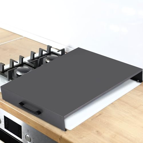 YUCHENGTECH Stove Top Cover Large Gas Hob Cover Gas Stove Bracket (L 19.7 x W 15.75 x H 1.08) for Gas and Electric Stove Range Expanding Kitchen Space