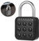 mizikuu Elektronisches Zahlenschloss, 6 Stellig Smart Lock Wetterfestes Schließfachschloss Vorhängeschloss Unterstützt Mehrere Passwörter Schloss mit Zahlencode für Fitnessstudio, Schule, Reisen