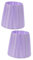 SEWOART 2st Beleuchtungszubehör Birnenschirm Aufclipsen Blumen Lampenschirm Lila Lampe Lila Nachttischlampe Kronleuchter Schattierungen Retro-schreibtischlampe Kerze Stoff Violett