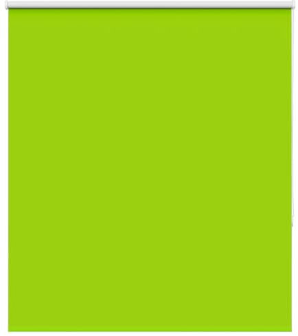 vidaXL Estor Enrollable Opaco Hojas Verde 120x130cm Tela Ancho 116,6cm, Estor día y Noche, Estor de Cocina, Estor Opaco Enrollable, Estor Opaco