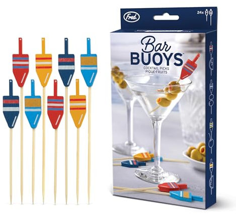 Genuine Fred 5327910 Cocktail Picks Cocktailspieße, Holz, verschieden