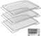 onlyfire Cesta para Freidoras de Aire para Horno, 3 Piezas de Rejilla para Freidoras de Aire para June Oven y Breville Smart Oven Air Fryer Pro, Accesorios para Air Fryer, 42 × 29.5 × 3.1 CM