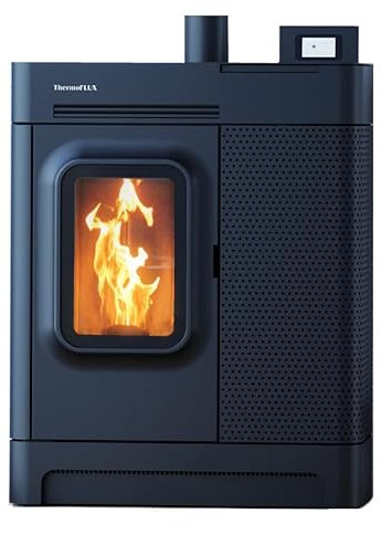 ThermoFlux | Pelletofen Adele 6| mit Farbdisplay | Wi-Fi | 6 kW