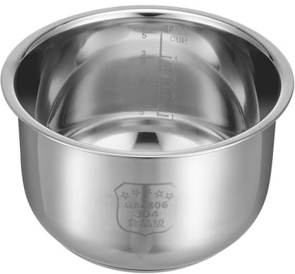 Revestimiento De Olla A Presión Eléctrica De Acero Inoxidable 304, Piezas De Revestimiento Universal De Doble Fondo Engrosado, Olla Arrocera De 2 L, Piezas De Repuesto For Sartén Antiadherente