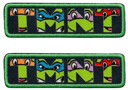 Mono-Quick 1825x TMNT© Team Applikation, Bügelbild, Patch, versch. Motive, Teenage Mutant Ninja Turtles (18259 - TMNT Logo Set)