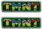 Mono-Quick 1825x TMNT© Team Applikation, Bügelbild, Patch, versch. Motive, Teenage Mutant Ninja Turtles (18259 - TMNT Logo Set)