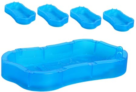 SUPVOX 5 Pièces Lot de Piscines Miniatures pour Maison de Poupée Décor de Piscine Miniature Jouets pour Maison de Poupée
