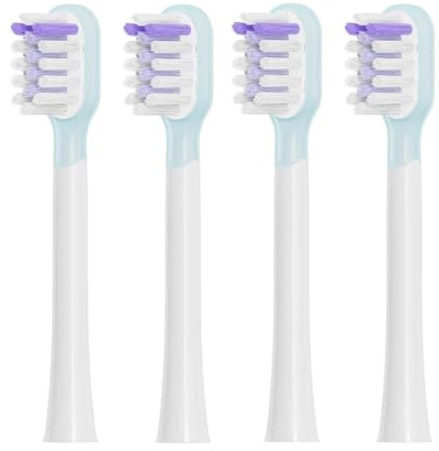 Zahnbürstenköpfe, kompatibel mit Laifen, reinigend und aufhellend | Ersatzköpfe for elektrische Zahnbürste, 4/12er-Pack(Style 2)