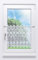 Plauener Spitze Scheibengardine Spitzenblume (Bx H) 153.90cm * 58cm Weiß/weiß