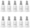 DiCUNO E14 auf E27 Adapter, Lampensockel Konverter, Kleine auf große Edison-Schraubfassung, E14 bis E27, hitzebeständig, Für LED Lampe, Glühlbirne und CFL-Birne, 10er Pack