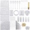 NATCUE 229PCS Silicone Resin Moulds for Jewellery Making, Epoxy Resin Moulds & Jewelry Casting Molds