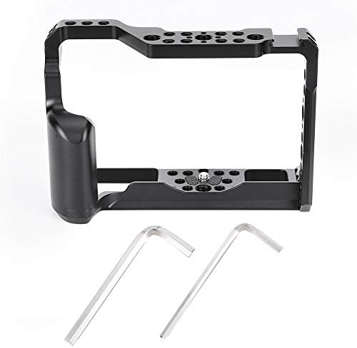 VBESTLIFE Portable Aluminium Alloy Camera Cage, CNC Precise Machining Vertical Shooting Photography SLR/Mirrorless Camera Cage Kit Accessory for Fuji XT2/XT3