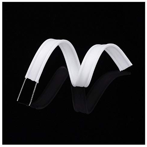 Artipistilos® Alambre Doble Forrado De Plastico 5 Mm X 1 Metro - Blanco - Alambre Forrado