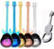 ESRISE Cucchiaini da Caffe' Regali Natale Regalo, Dessert Colorati in Acciaio Inox, Cucchiaio da Demitasse Musicale Utensile da Cucina Carino (Multicolor-6)