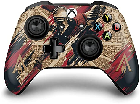Head Case Designs Offizielle Zugelassen Assassin's Creed Alexios Odyssee Kunstwerk Vinyl Haut Gaming Aufkleber Abziehbild Abdeckung kompatibel mit Xbox One S/X Controller