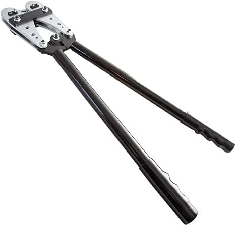 UKCable-Ties Battery Cable Lug Crimping Tools 6-120mm² Hand Electrician Pliers for Crimping Wire Cable from Wire Crimping Tool Electrical Lug Crimper ，Cable Lug Crimping Tool for Heavy Duty Wire