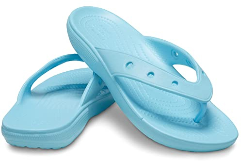 Crocs Unisex-Adult Men's and Women's Classic Flip Flops, Arctic, 9 UK Men / 11 UK Women