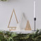 Ginger Ray Lot de 4 décorations bois pour sapin de Noël, NN-145, Ornements