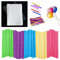 thirei 300 Stück Cake Pop Stiele Set, mit Süßigkeiten Tüten, Lollipop Sticks, Twist Ties, Süßigkeiten Tütchen Transparent für Lutscher Süßigkeiten Kekse Gebäcke Cake