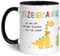 Bedruckte Tasse mit Spruch - Erziehersaurus - Herzliche Geschenke - Geschenk für Erzieher zum Kindergarten Abschied - Geschenk als Dankeschön für Ihn - Farbe Erzieher Schwarz & Weiß