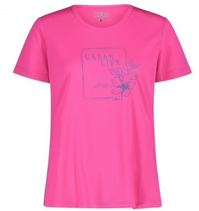 CMP Camiseta pour Femme Camiseta Femme, Fucsia, 50
