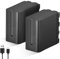 Soonpho 2-Pack NP-F970 Recargable Li-Ion Batería de Repuesto de 2 Piezas para Sony NP-F970 F960 F950 F770 F750 F570 F550 Compatible Godox Neewer Camcorder/Monitor/Camera