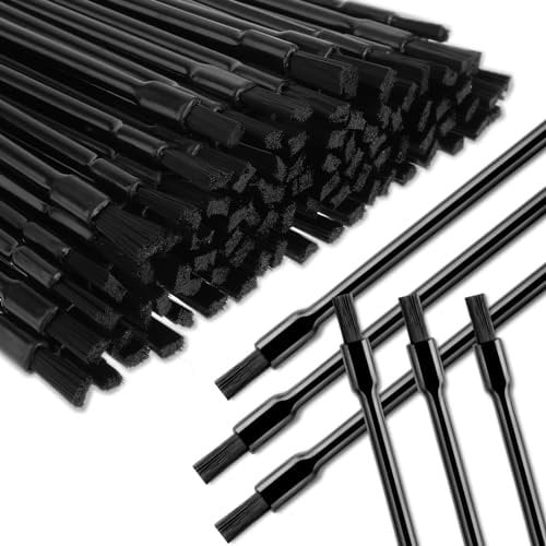 100PCS Disposable Lip Brushes Lipstick Wands Flat Brush Disposable Lip Gloss Brushes Multi-Functional Makeup Brush Applicator Tool Small Lip Applicators Bulk Nail Polish Brushes For Makeup Cosmetic