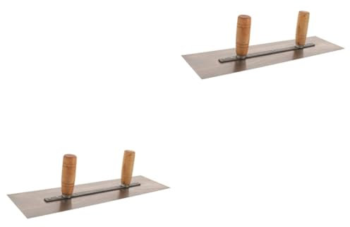 Hemobllo 2stücke Große Putzkelle Mit Metallklinge Hochwertige Spachtel Für Trockenbau Verputzen Und Glätten Ergonomischer Griff Für Effizientes Arbeiten Für Und Betonbearbeitung Lang