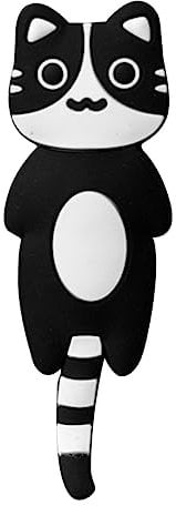 iplusmile 1pc Fridge Hooks for Fridge Cat Fridge Magnets Sticks to Fridge Cat Coat Hook Animal Refrigerator Magnetic Coat Hooks Cat Tail Hook Magnetic Hooks