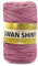 Swan Shiny Tre Sfere Filato Tipo Cordino 100% Polipropilene 250 gr 250 mt Spessore 2 mm per Borse Pochette e Portamonete con Ferri da Maglia o Uncinetto (Rosa antico - 090)