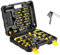 HSEAMALL Set di 42 cacciaviti magnetici, tra cui cacciavite a taglio, Phillips, Torx, esagonale, quadrato, Pozidriv, portatile e durevole, set di cacciaviti multiuso di precisione