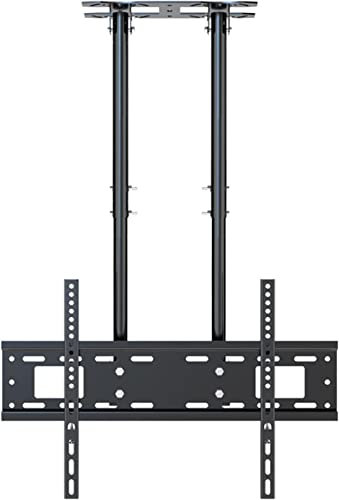Universal TV Stand Multifunction Ceiling TV Mount, Adjustable Height Telescoping Tilt and Swivel, Height Extension Up to 163cm/64.1Inch, Fits 40-85inch LED TVs TV Mount TV Stand