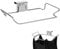 YREYBN Bin Bag Holder, Inside Cupboard Bin for Kitchen Door, Space-Saving Cupboard Door Organizer, Sturdy Iron Garbage Bag Hanger for Small Spaces