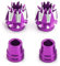 Rockers Antislip Trasmettitori Stick Ends Rockers 3mm Per Trasmettitori Radio Per Telecomando Alluminio Gimbals Stick
